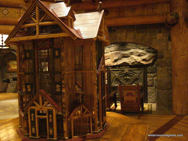 Birdcage and Fireplace